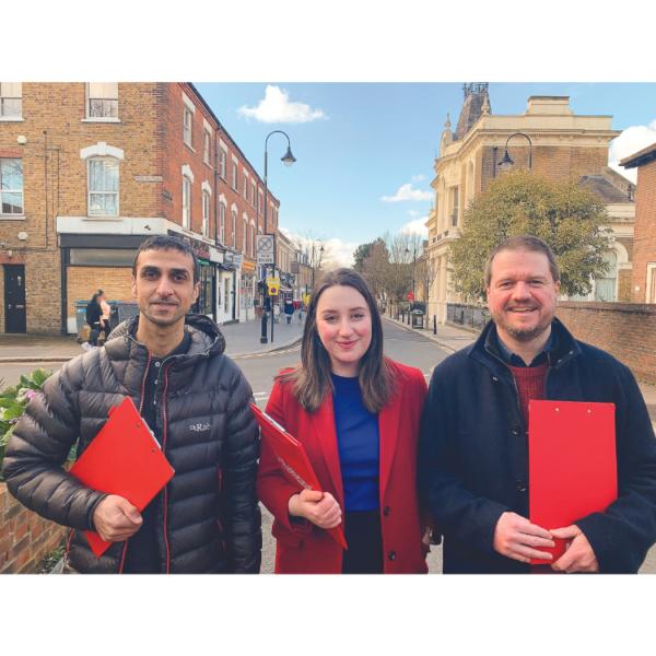 Hoe Street Labour Team - Labour Councillors for Hoe Street - Miriam Mirwitch, Ahsan Khan and Andy Dixon